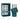 A teal bottle of Downtown Eclipse by EMPER, accompanied by its matching box, exudes modern elegance with sleek lines and silver accents. Harmonious Sicilian Lemon notes complement the sophisticated Arabic and English text.