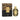 A black and gold ornate perfume bottle sits next to its matching box, decorated with intricate floral patterns. The text reads: Regal Touch La Nuit Eau de Parfum, 100ml, 3.4FL.OZ, EMPER. Hints of patchouli blend seamlessly with the luxurious scent.