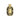 A luxurious EMPER perfume bottle in gold and black features intricate patterns and Arabic script. Infused with Black Pepper notes, the label reads Regal Touch La Nuit.