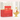 The Banat Dubai perfume set by LE CHAMEAU features bergamot notes. Its decorative box, embellished with gold patterns, bears the name in English and Arabic. The round bottle displays a gold and red peacock design topped with a gem-like stopper.