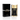 A sleek black and gold bottle of EMPERs Parfum De Intense Pour Homme, featuring hints of lavender, stands beside its matching box. The bottles text is gold, while the box displays black text, embodying sophisticated design elements.